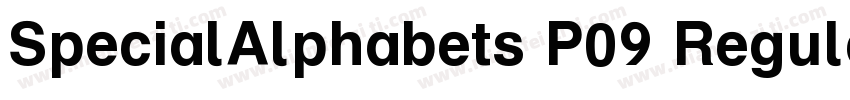 SpecialAlphabets P09 Regular字体转换